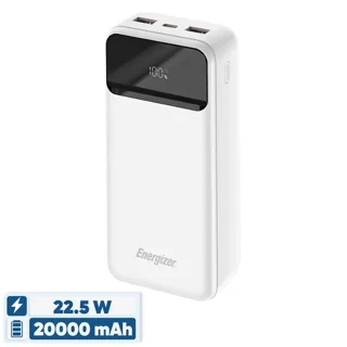 پاوربانک 22.5 وات انرجایزر مدل UE20089PQ ظرفیت 20000 میلیآمپرساعت